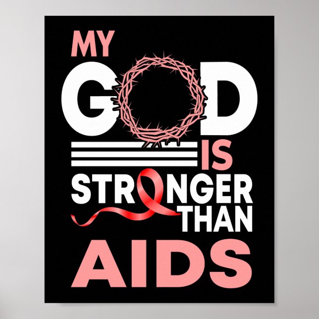 Póster Faith Mi Dios es más fuerte que la conciencia sobr (Frente)