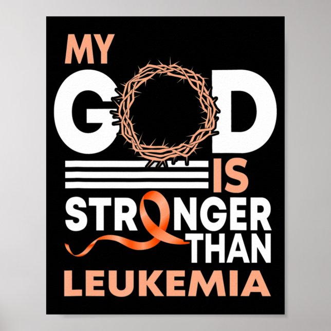 Póster Faith Mi Dios Es Más Fuerte Que La Conciencia Sobr (Frente)