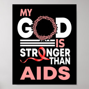 Póster Faith Mi Dios es más fuerte que la conciencia sobr