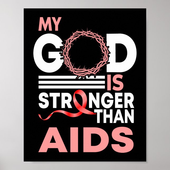 Póster Faith Mi Dios es más fuerte que la conciencia sobr (Frente)