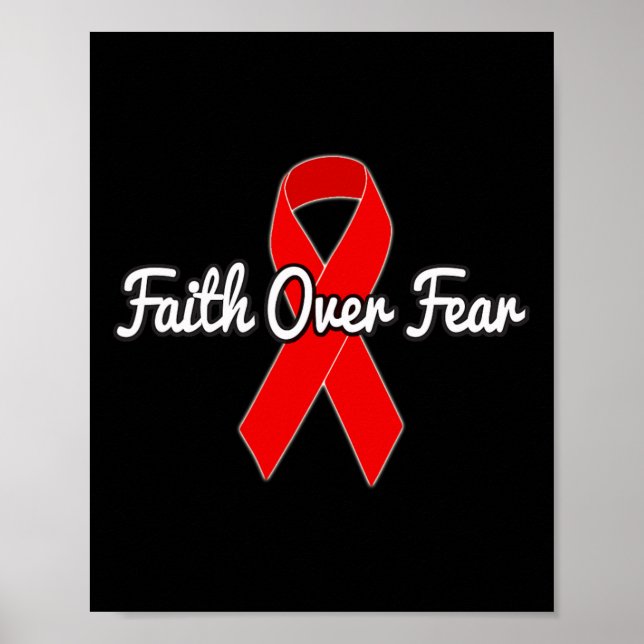 Póster Faith Over Fear  (Frente)