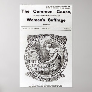 Póster Faith, Perseverance, Patience, 1911