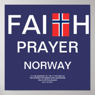 PÓSTER FAITH PRAYER NORWAY