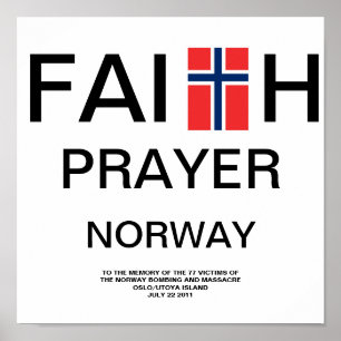 PÓSTER FAITH PRAYER NORWAY