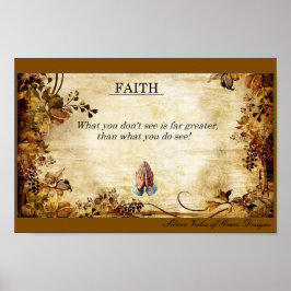 Póster Faith Wall Hanging Art Poster by Stan Griep
