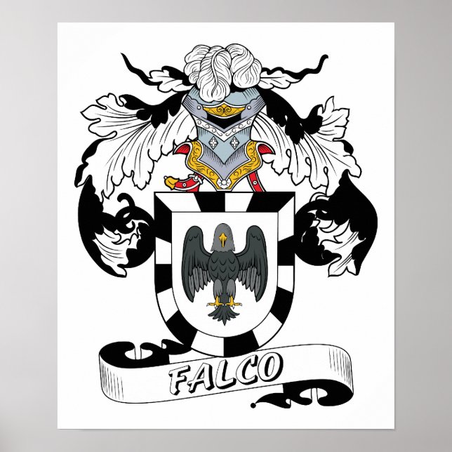 Póster Falco Family Crest (Frente)