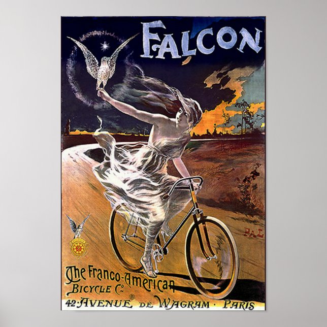 Póster Falcon Bicycle poster (Frente)