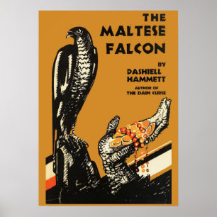 Póster Falcon Dashiell Hammet Primera Edición C