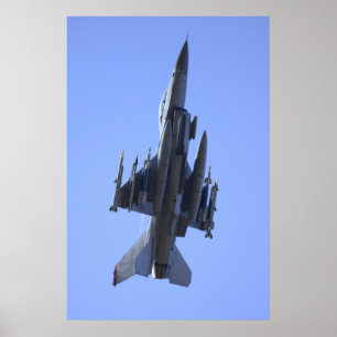 Póster Falcon de combate F-16