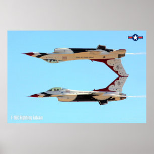 PÓSTER FALCON DE COMBATE F-16C