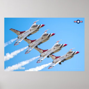 PÓSTER FALCON DE COMBATE F-16C