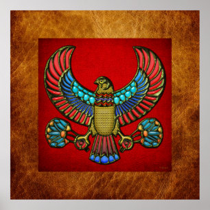 Póster Falcón egipcio