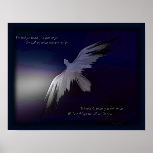 Póster Falcon ~ Poster de tributo a la policía (Frente)