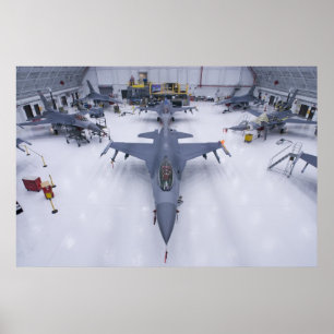 Póster Falcones de combate F-16