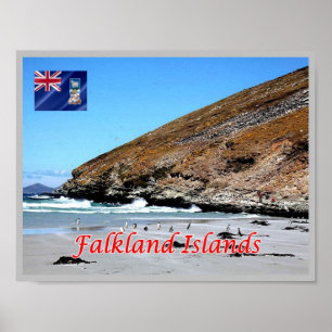Póster Falkland Islands -