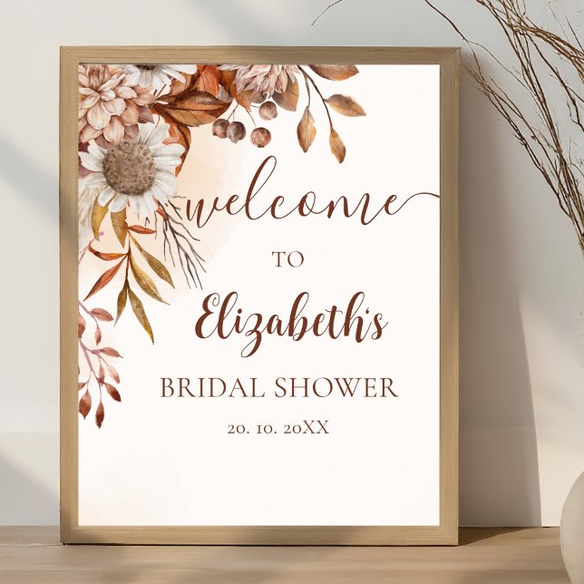 Póster Fall Birdal Shower Boho Style (Subido por el creador)