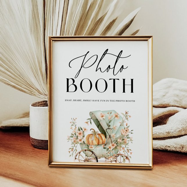 Póster Fall Booth Fall Little Pumpkin Baby Shower (Subido por el creador)
