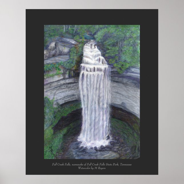 Póster Fall Creek Falls (Frente)