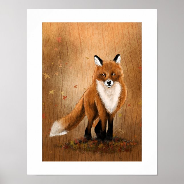 Póster Fall Fox (Frente)