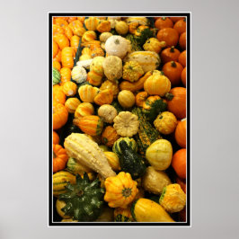 Póster Fall Gourds