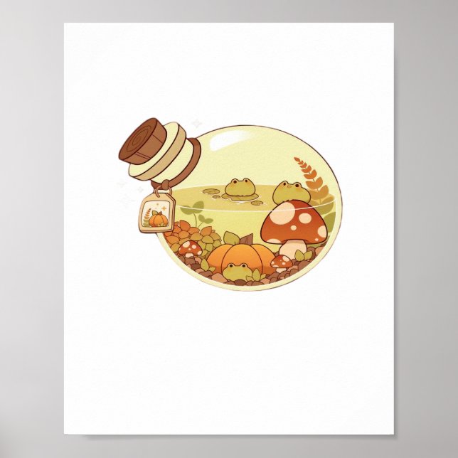 Póster Fall Potion With Froggies Classic (Frente)