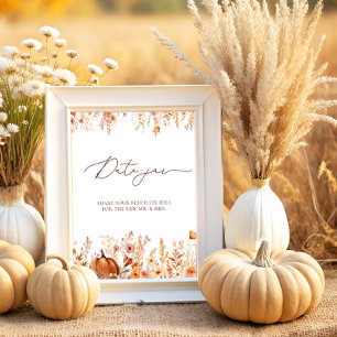 Póster Fall Pumpkin Nodal Date Noche Ideas Fecha Jar