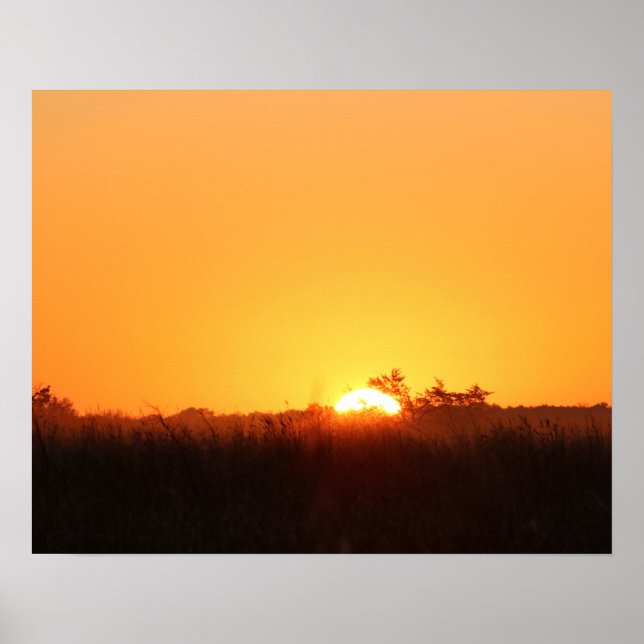 Póster Fall Sunrise Breaks 20x16 Poster Print Wall Art (Frente)