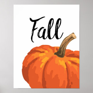 Póster Fall - Thanksgiving - Pumpkin