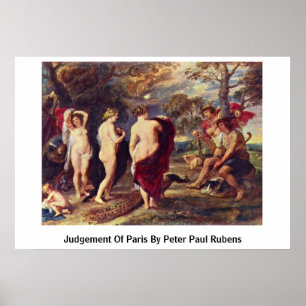 Póster Fallo De París De Peter Paul Rubens