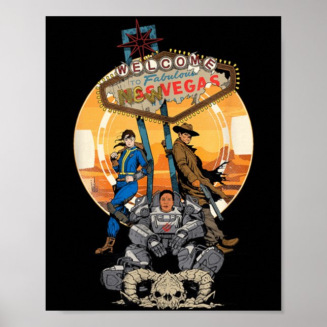 Póster Fallout - Welcome To Fabulous New Vegas  (Frente)