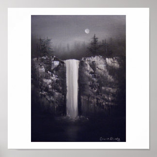 Póster Falls by Moonlight