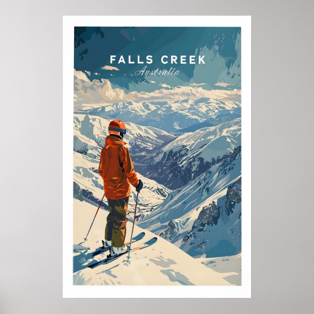 Póster Falls Creek Print Australia 1 (Frente)