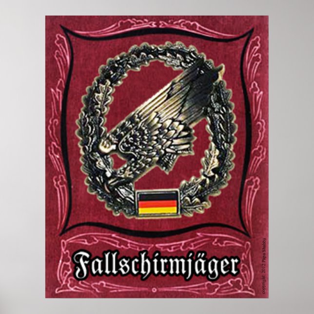 Póster Fallschirmjaeger (Frente)
