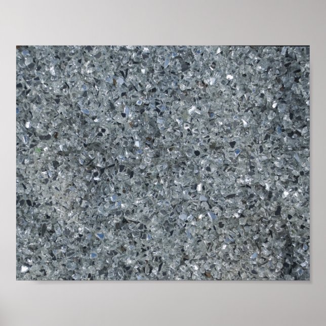 Póster Falso Brillo Gris (Frente)
