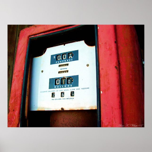 Póster Falta El Precio Del Gas (Frente)
