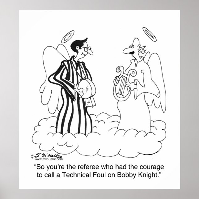 Póster ¿Falta técnica en Bobby Knight? (Frente)