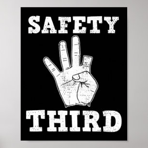 Póster Faltan curiosos servicios de seguridad de dedo Ter