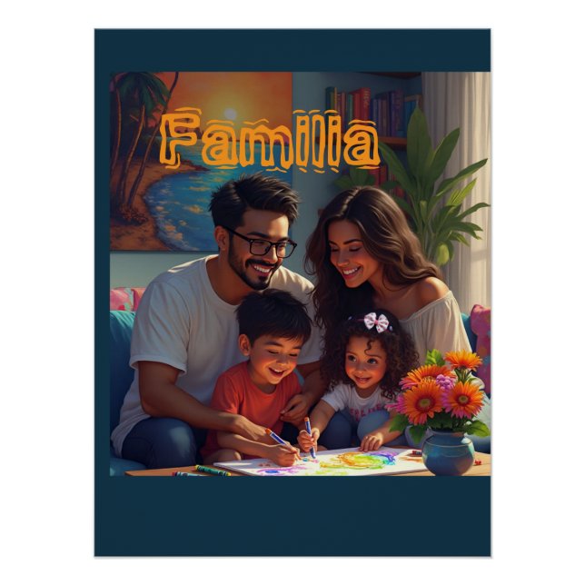 Póster Familia (Anverso)