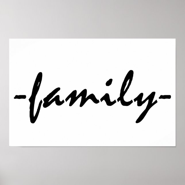 Póster Familia (Frente)