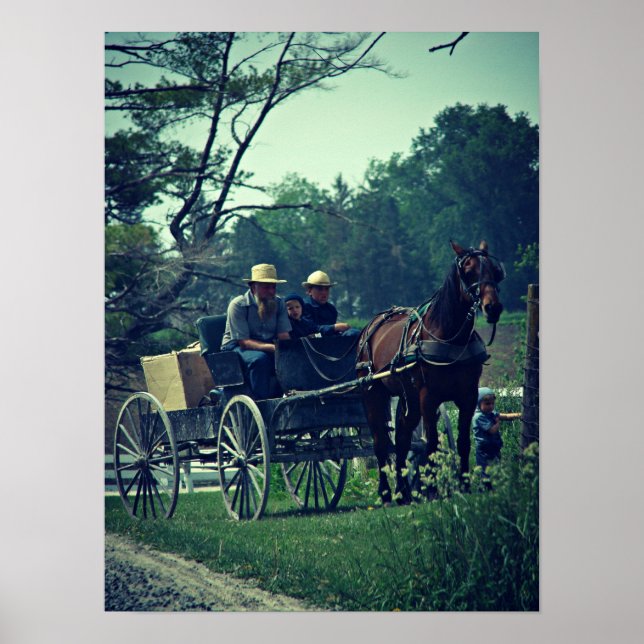 Póster Familia Amish (Frente)