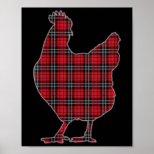 Póster Familia C de pollo con guarnición de búfalo rojo p