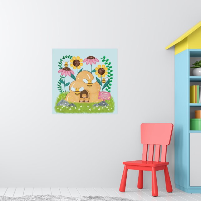 Póster Familia de Abejas Melíferas (Guardería 1)