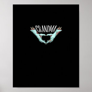 Póster Familia de disfraces de Halloween para el corazón 