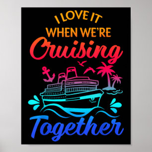Póster Familia de Grupo de Crucero Squad 2025 Me Encanta