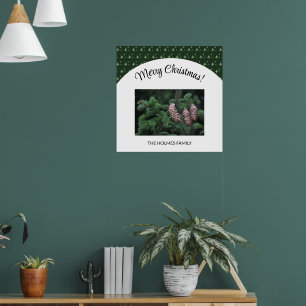 Póster Familia de Navidades fotográficos