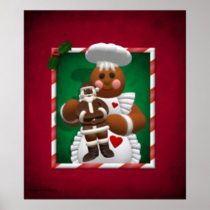 Póster Familia de pan de jengibre: Chica de chocolate