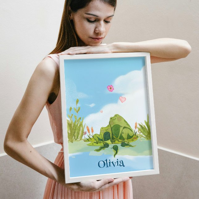 Póster Familia de ranas amorosas (Subido por el creador)