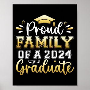 Póster Familia De Un Graduado Superior De 2024