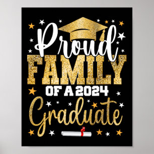 Póster Familia De Un Graduado Superior De Graduación De G