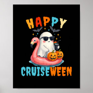 Póster Familia del escuadrón de crucero de Halloween 2025